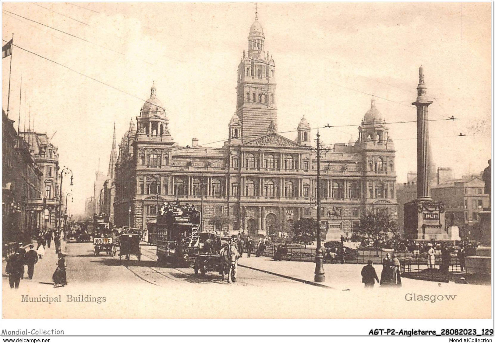 AGTP2-0127-ANGLETERRE - GLASGOW - Municipal Buildings  - Otros & Sin Clasificación