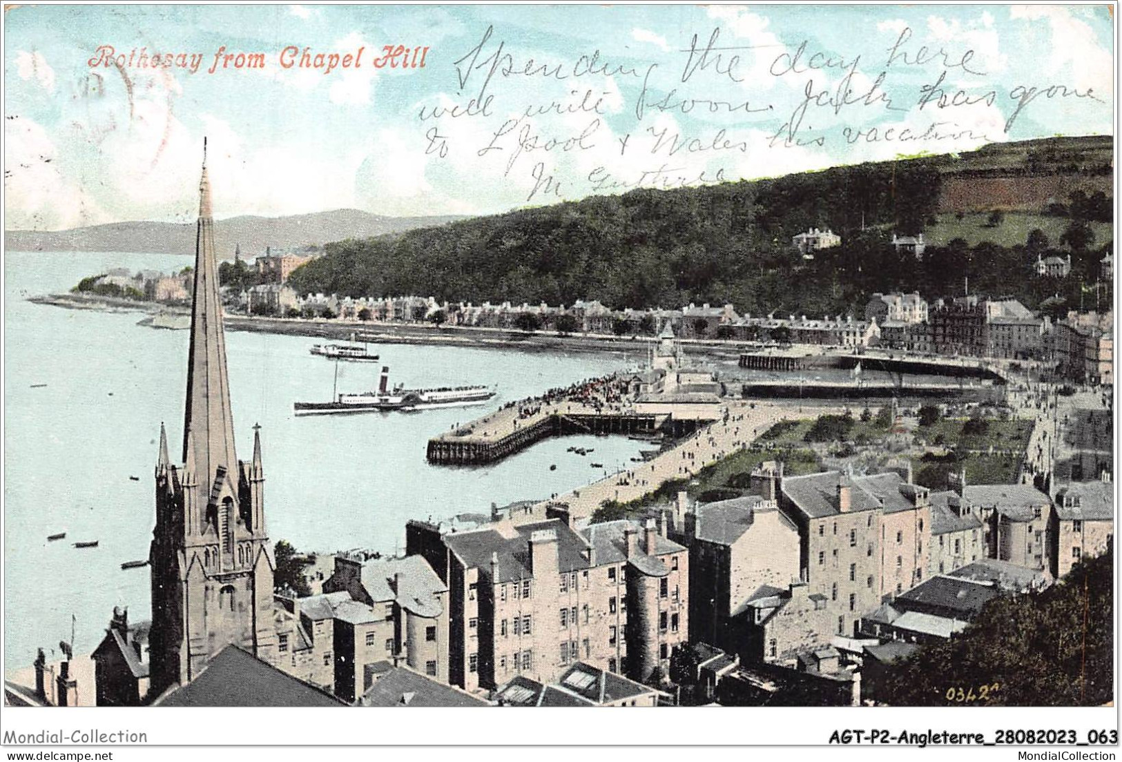 AGTP2-0093-ANGLETERRE - ROTHESAY From Chapel Hill - Other & Unclassified