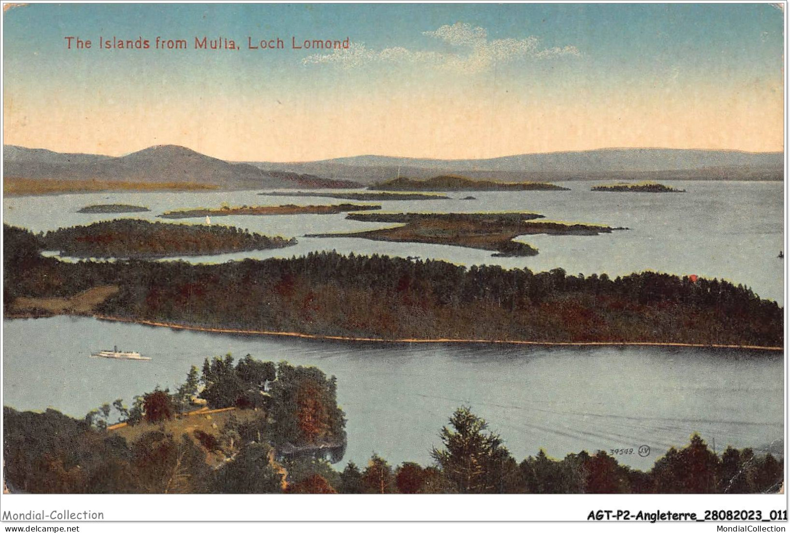 AGTP2-0067-ANGLETERRE - The Island From Mulla , LOCH LOMOND  - Andere & Zonder Classificatie