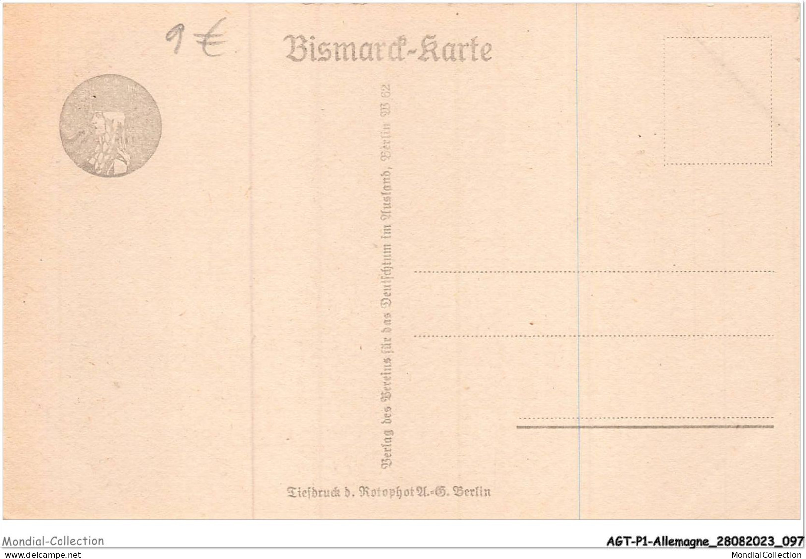 AGTP1-0049-ALLEMAGNE - Bismarck Als Bundestagsgesandter  - Andere & Zonder Classificatie