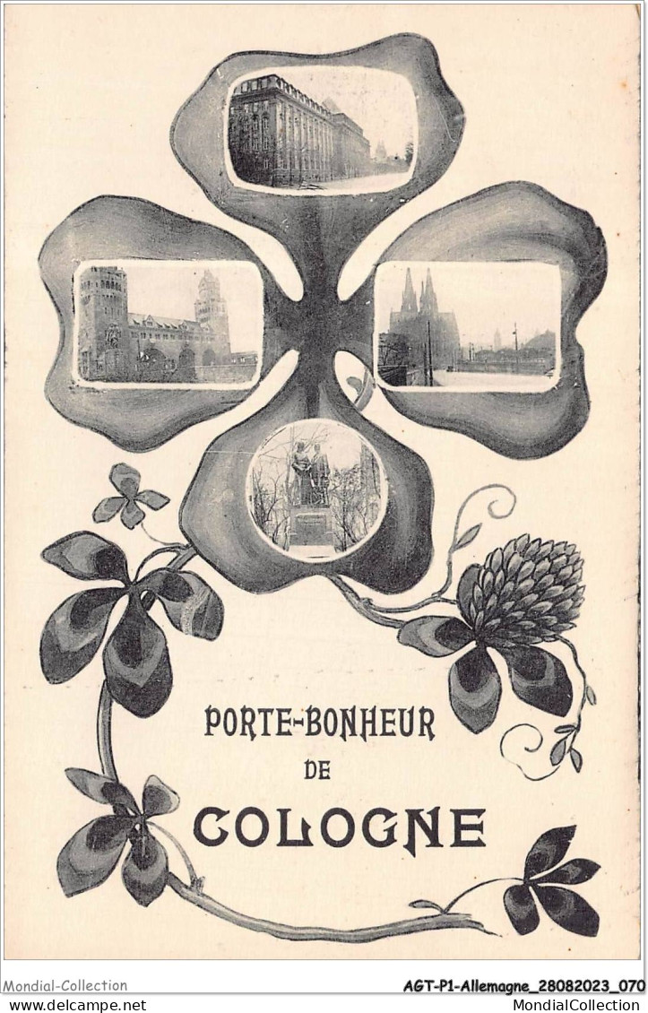 AGTP1-0036-ALLEMAGNE - COLOGNE - Porte Bonheur De Cologne  - Autres & Non Classés