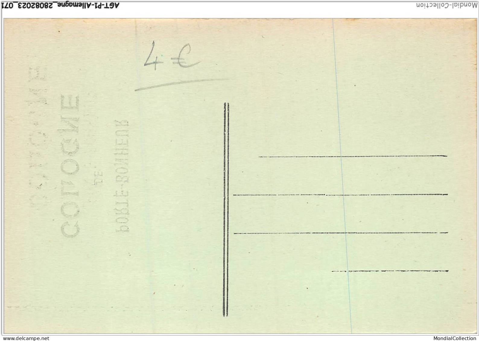 AGTP1-0036-ALLEMAGNE - COLOGNE - Porte Bonheur De Cologne  - Other & Unclassified