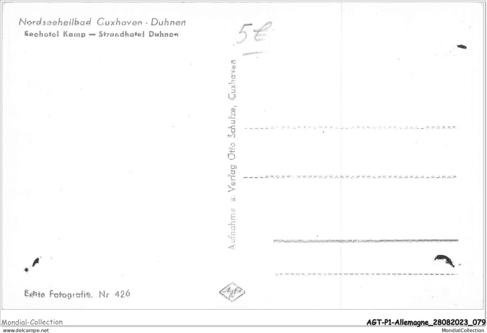 AGTP1-0040-ALLEMAGNE - CUXHAVEN - Duhnen - Other & Unclassified