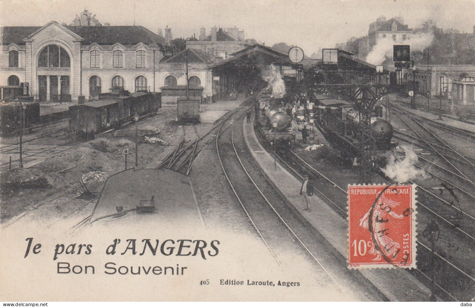 Je Pars D'Angers.  Bon Souvenir - Angers