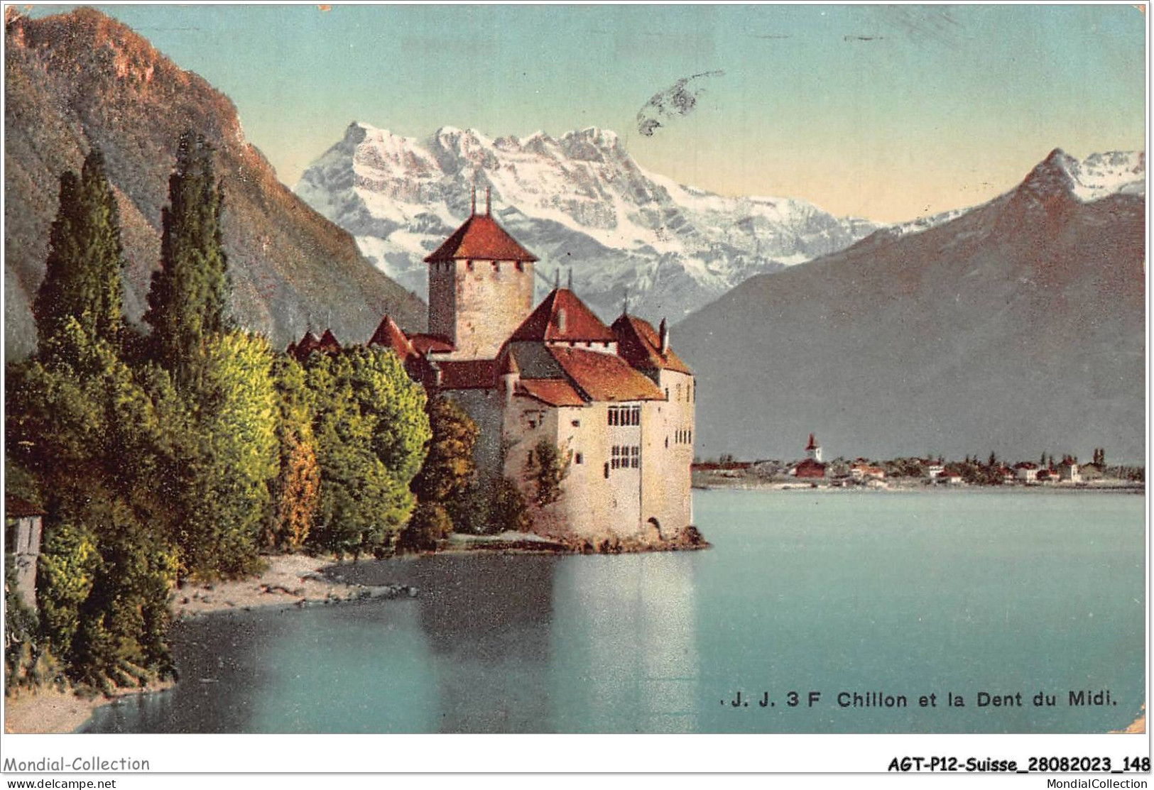 AGTP12-0943-SUISSE- GENEVE - Chillon Et La Dent Du Midi  - Genève