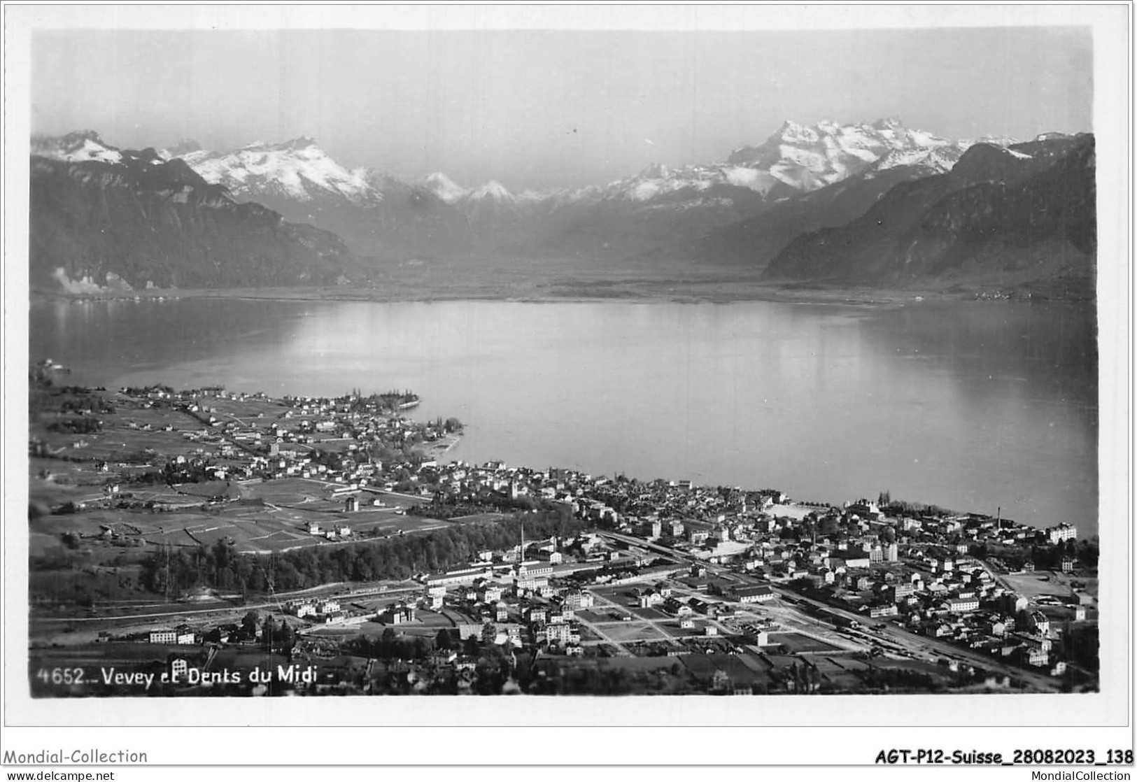 AGTP12-0938-SUISSE- VEVEY - Vevey Et Dent Du Midi - Vevey