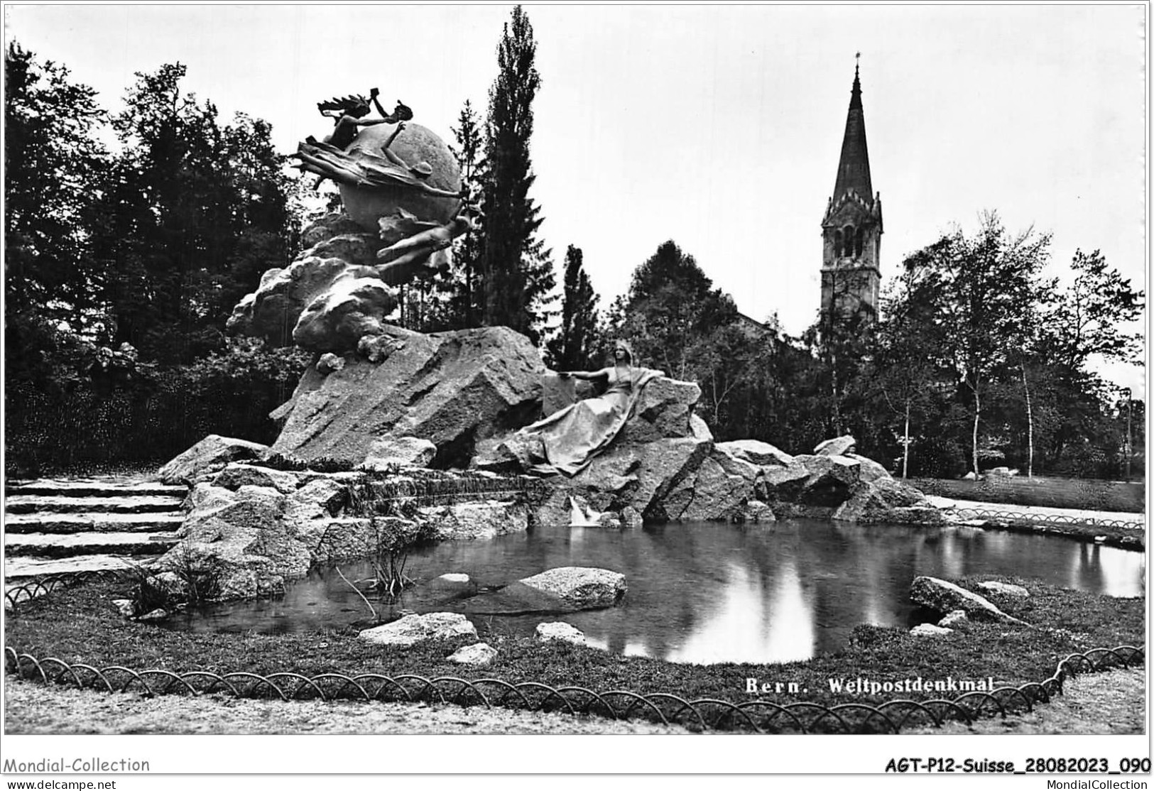 AGTP12-0914-SUISSE - BERNE - Monument De L'union Postale Universelle  - Berna