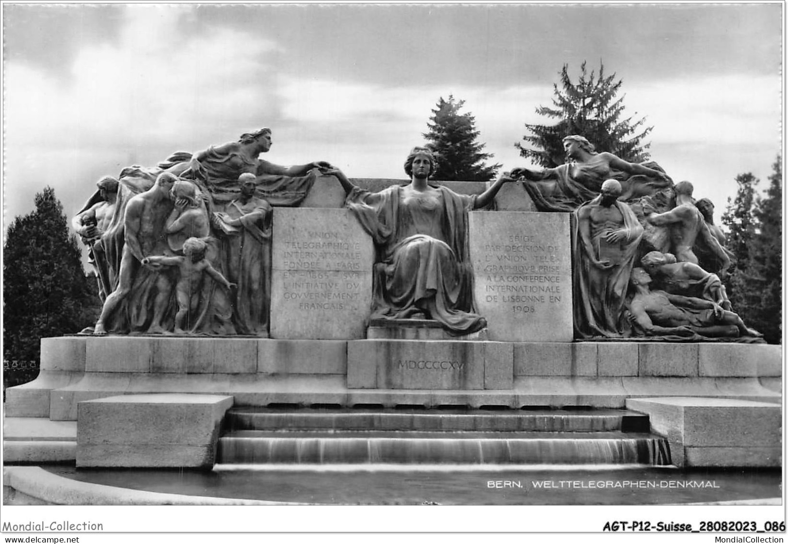 AGTP12-0912-SUISSE - BERNE - Monument De L'union Téléphonique Internationale  - Berne