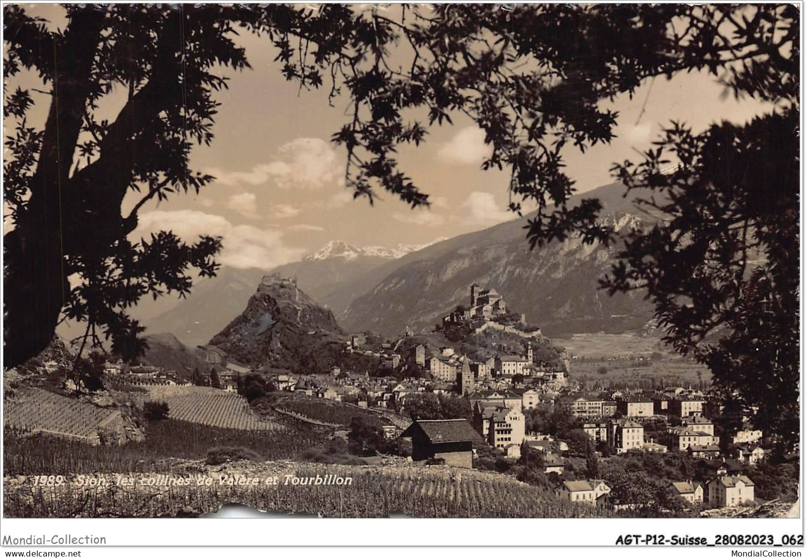 AGTP12-0900-SUISSE - SION - Les Collines De Valere Et Tourbillon - Sion