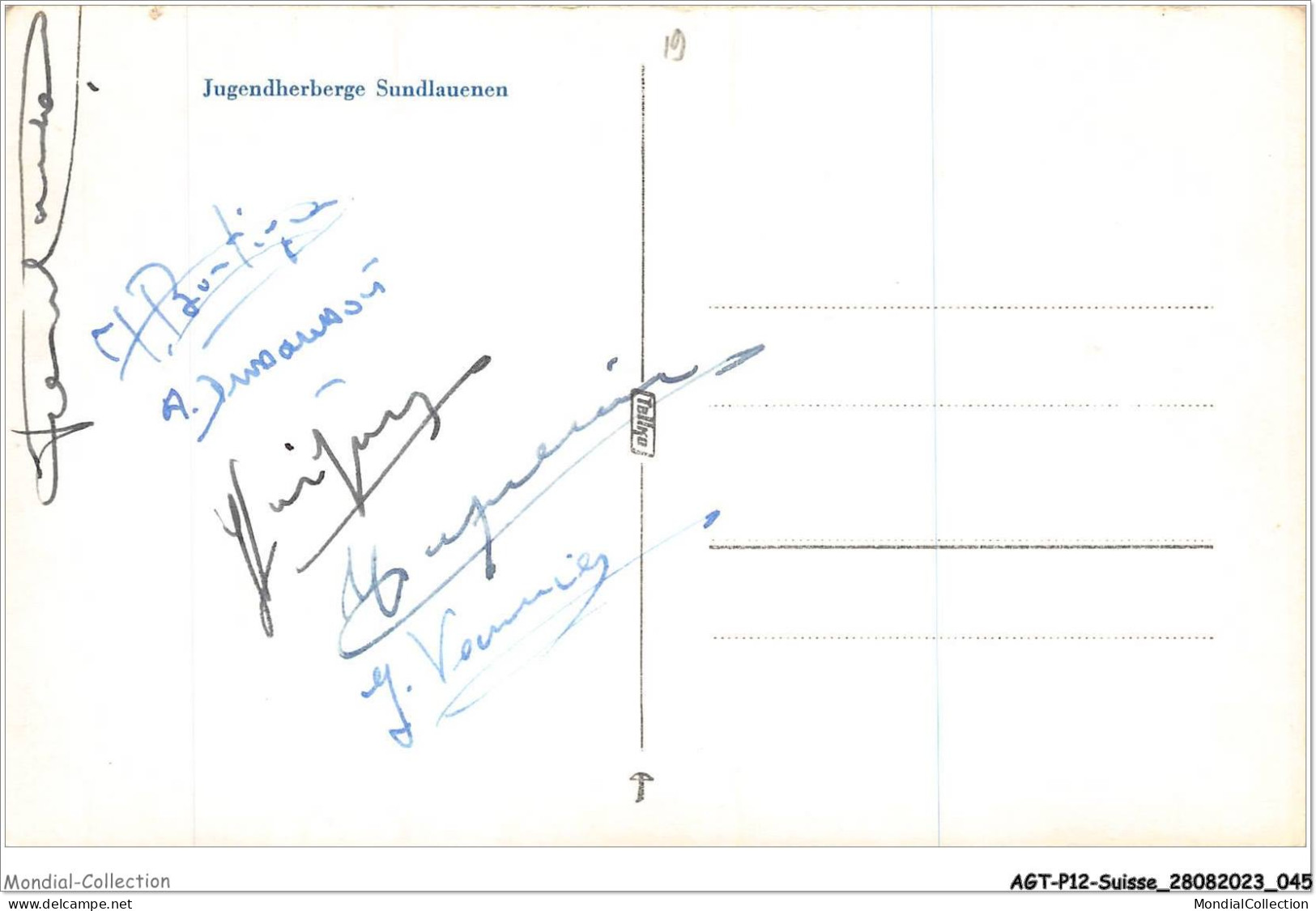 AGTP12-0891-SUISSE - Jugendherberge Sundlauenen - Sonstige & Ohne Zuordnung