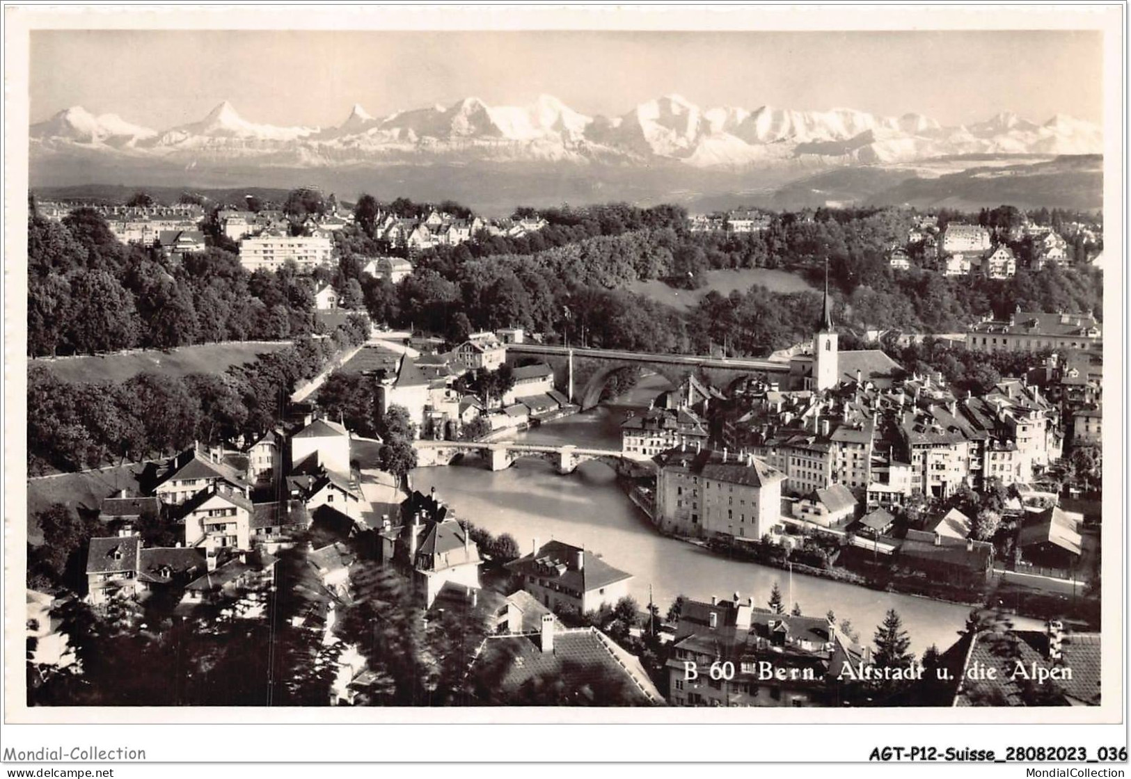 AGTP12-0887-SUISSE - BERNE - Berne Et Les Alpes  - Berne