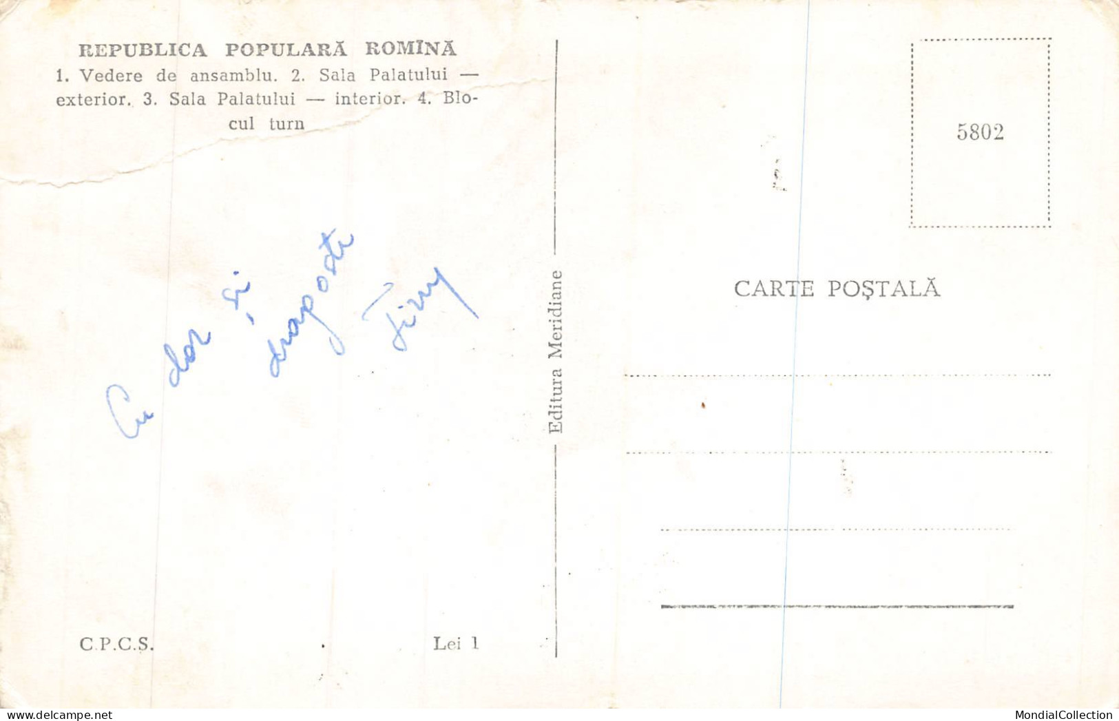 AGTP11-0854-ROUMANIE - BUCARESTI - Piata Palatului - Roemenië