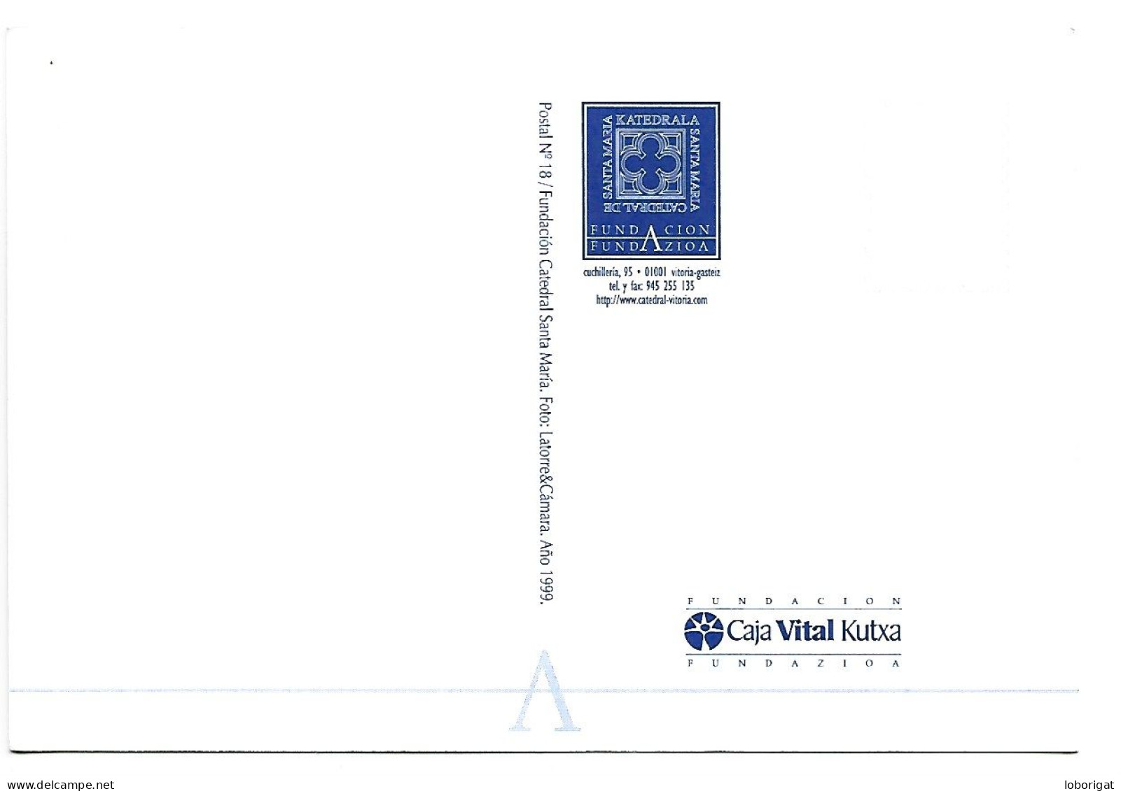 FUNDACION CATEDRAL DE SANTA MARIA.- CAJA VITAL KUTXA.- VITÓRIA-GASTEIZ.- ( ESPAÑA ) - Chiese E Cattedrali