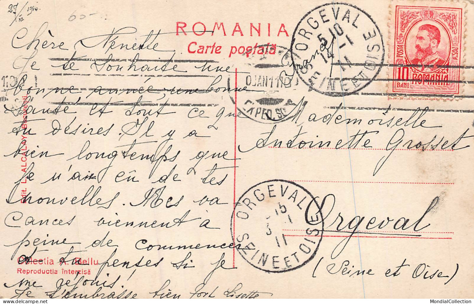 AGTP11-0816-ROUMANIE - BUCURESTI - FEMME Roumaine SEINS NUS - Romania