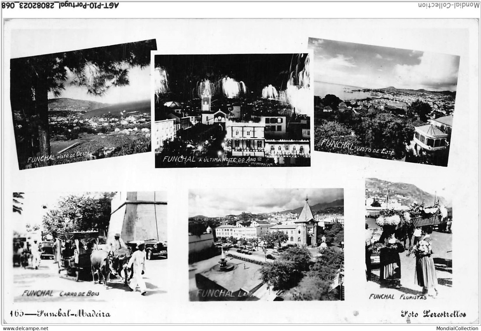 AGTP10-0761-PORTUGAL - MADEIRA - Funchal Visto De Oeste, Funchal A Ultima Nolte Do Ano, Funchal Carro De Bois  - Madeira