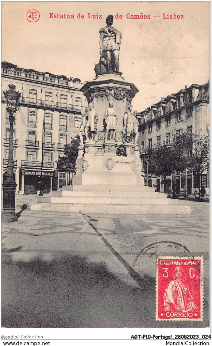 AGTP10-0739-PORTUGAL - LISBOA - Estatua De Luiz De Camoes  - Lisboa