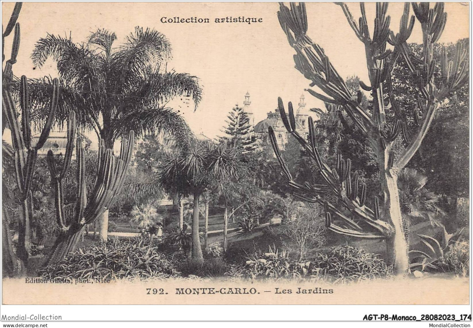 AGTP8-0632-MONACO - Collections Artistiques - Les Jardins -Monte-Carlo - Sammlungen & Lose