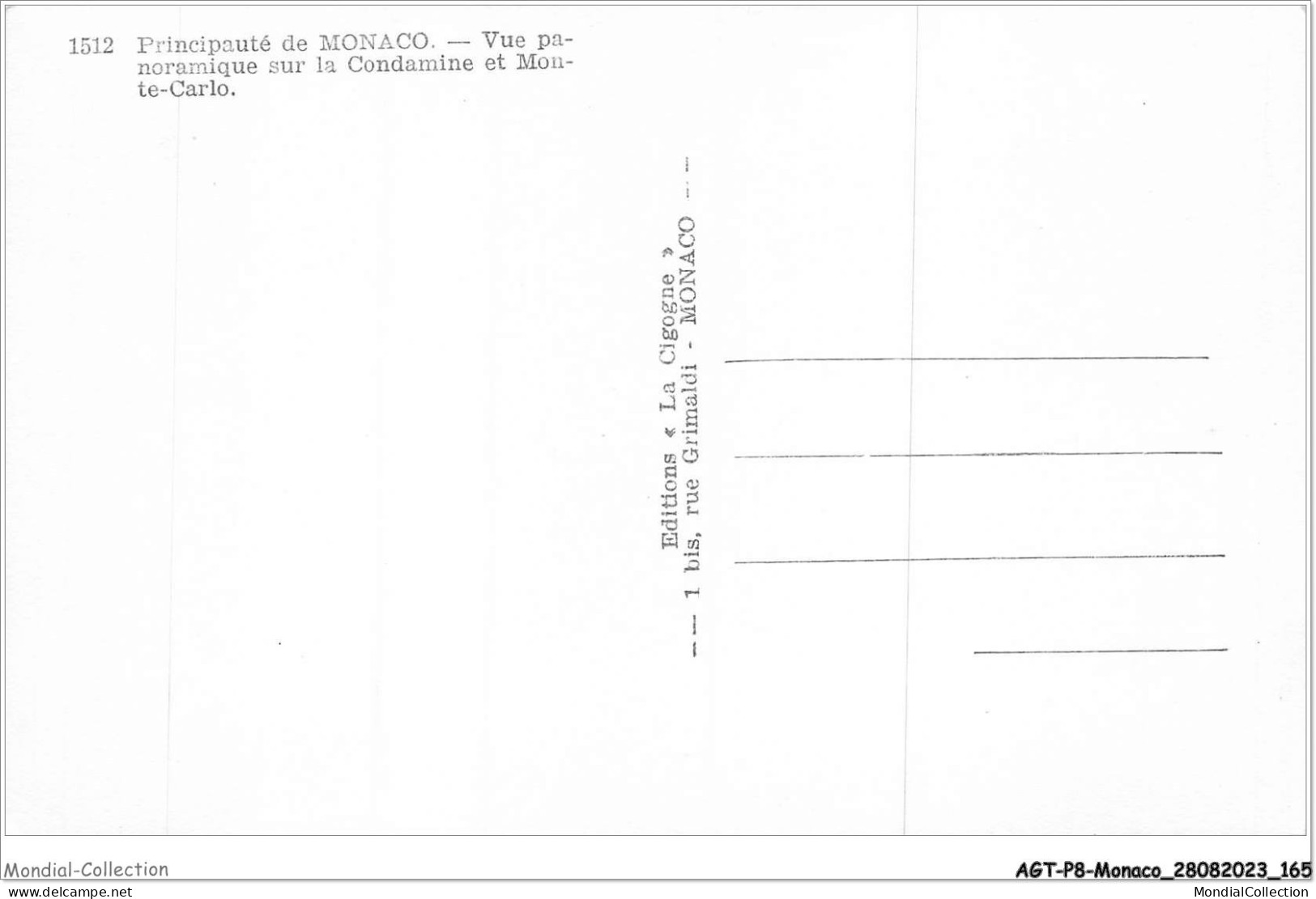AGTP8-0627-MONACO - Principauté De Monaco - Vue Panoramique Sur La Condamine Et Monte-Carlo - Multi-vues, Vues Panoramiques