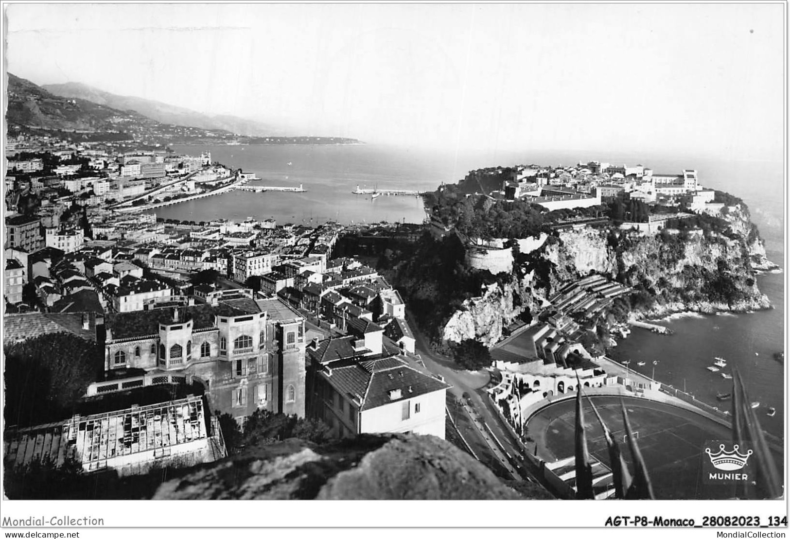 AGTP8-0612-MONACO - Monte-Carlo - Vue Générale Et Le Rocher  - Multi-vues, Vues Panoramiques