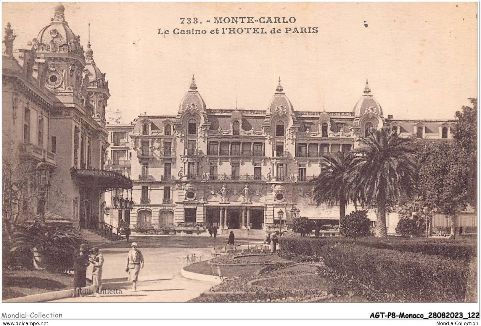 AGTP8-0606-MONACO - Le Casino Et L'hotel De Paris - Monte-Carlo