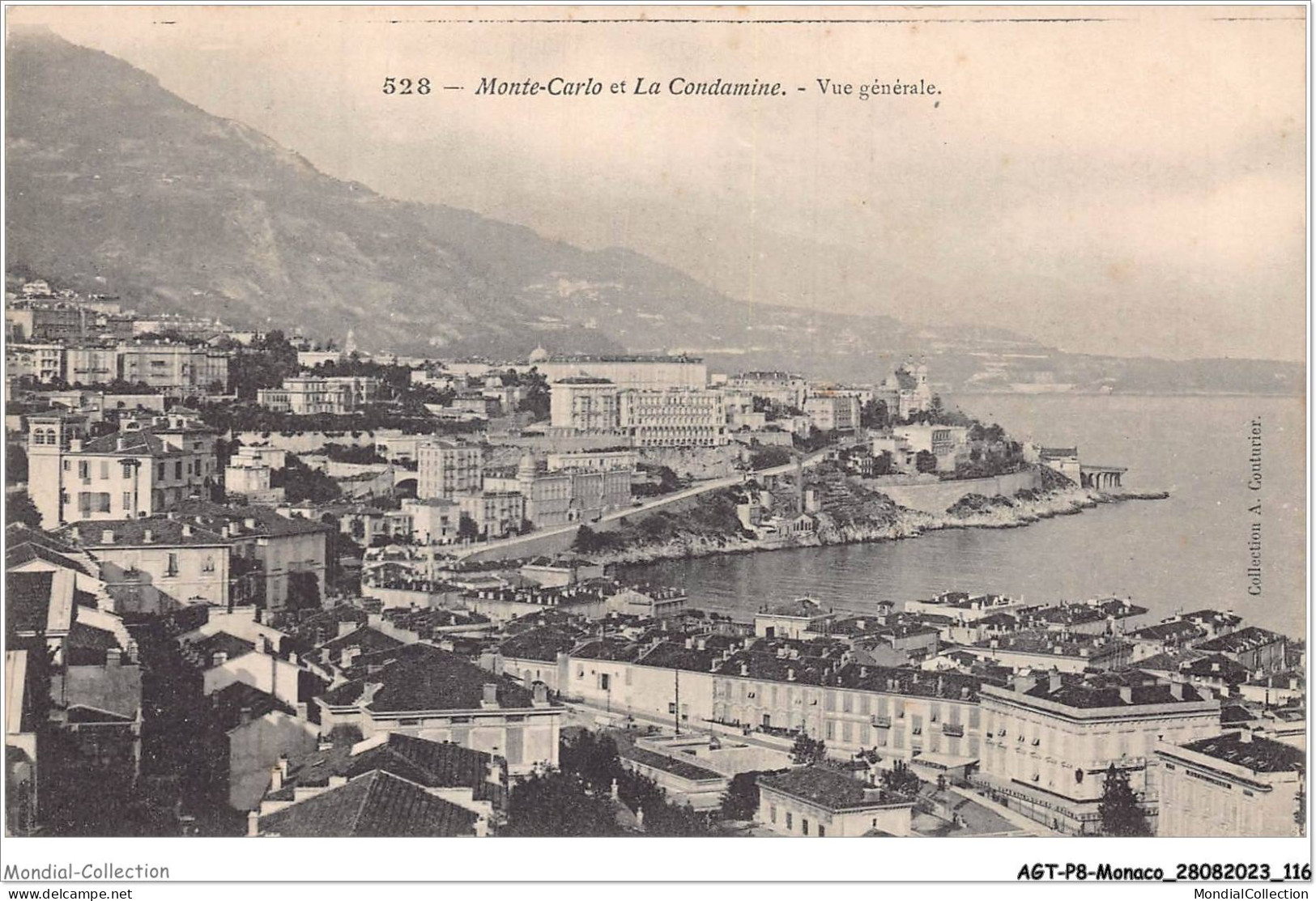 AGTP8-0603-MONACO - MontE-Carlo Et La Condamine - Vue Générale - Mehransichten, Panoramakarten