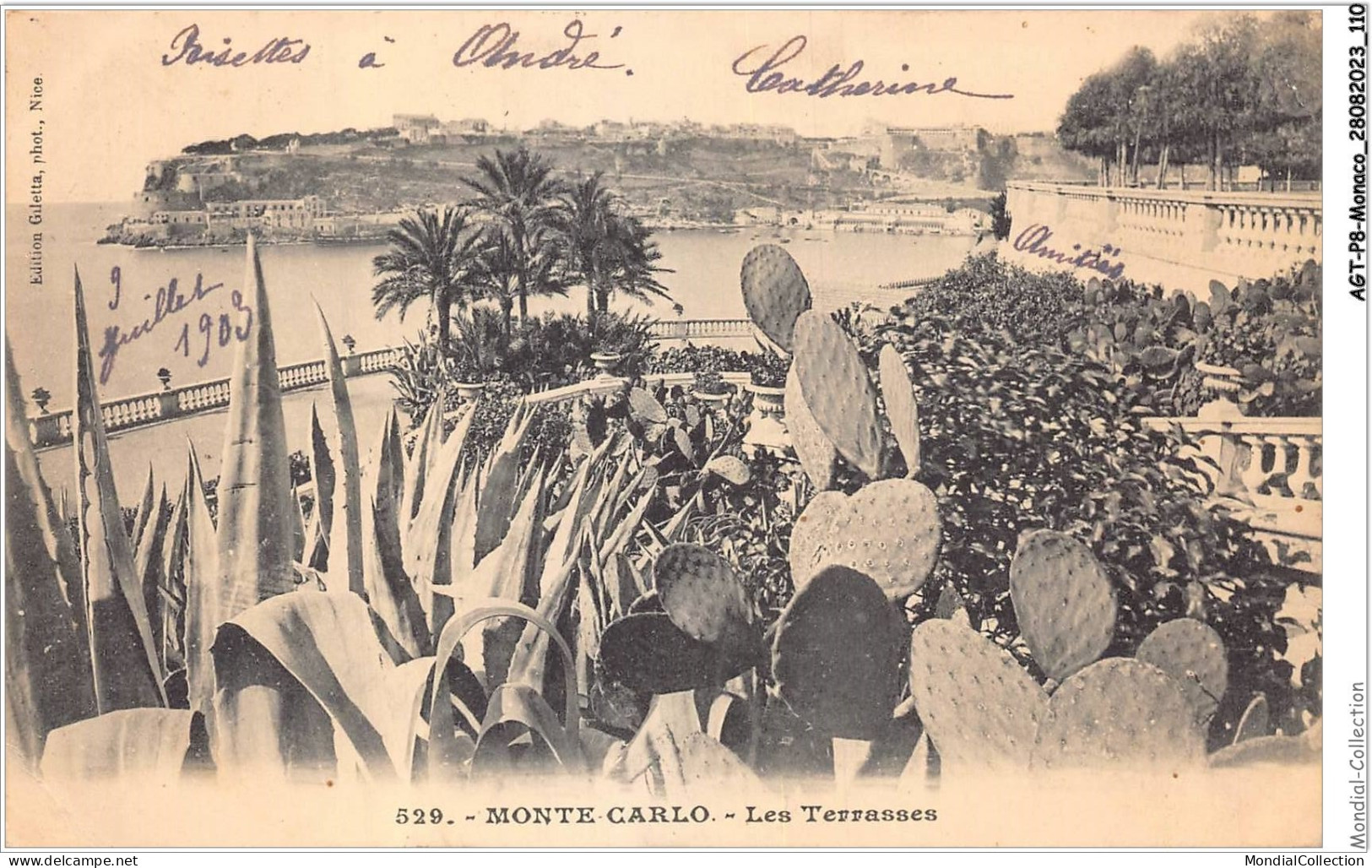 AGTP8-0600-MONACO  MONTE CARLO - Les TerRasses - Monte-Carlo