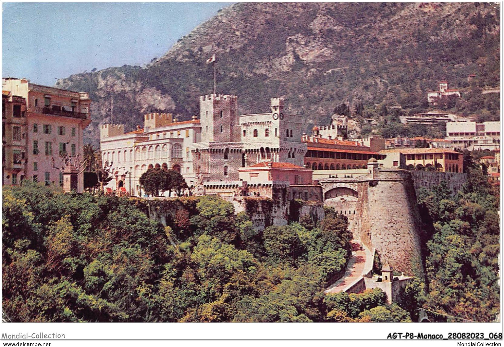 AGTP8-0579-MONACO- La Cote D'azur - Principauté De Monaco - Le Palais Princier Vu Des Remparts  - Multi-vues, Vues Panoramiques