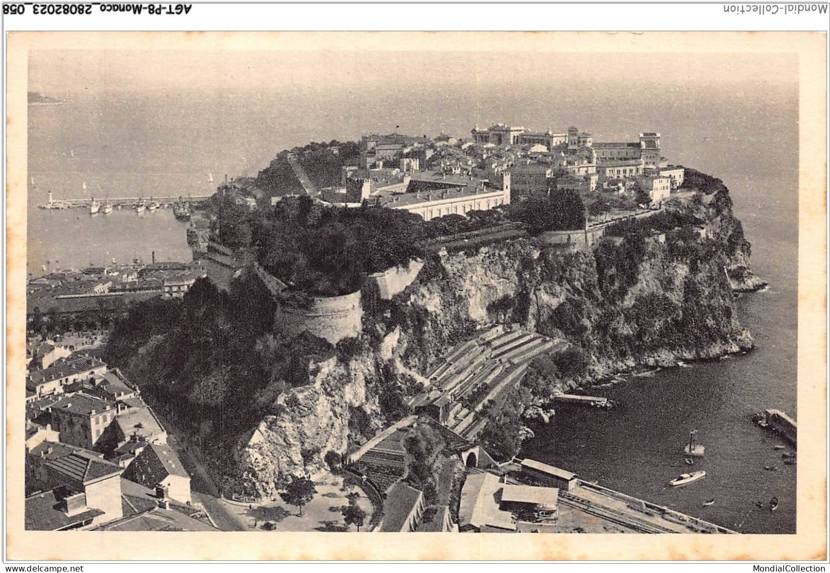 AGTP8-0574-MONACO- Le Rocher Et Le Palais Du Prince  - Viste Panoramiche, Panorama