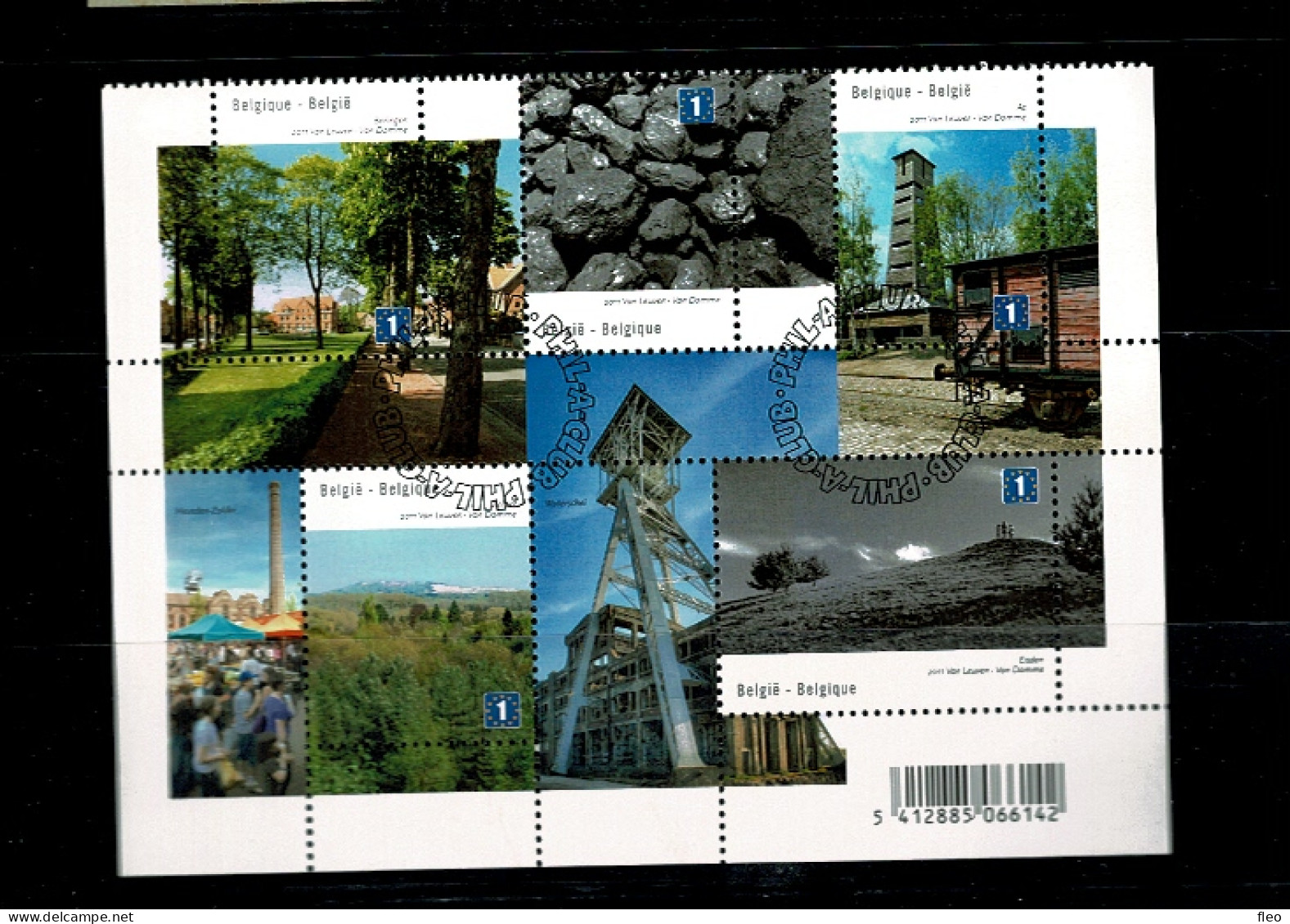 2011 4110/14 Postfris Met 1édag Stempel : HEEL MOOI ! MNH Avec Cachet 1er Jour :Belgische Streken - Kempense Mijnstreek - Ungebraucht