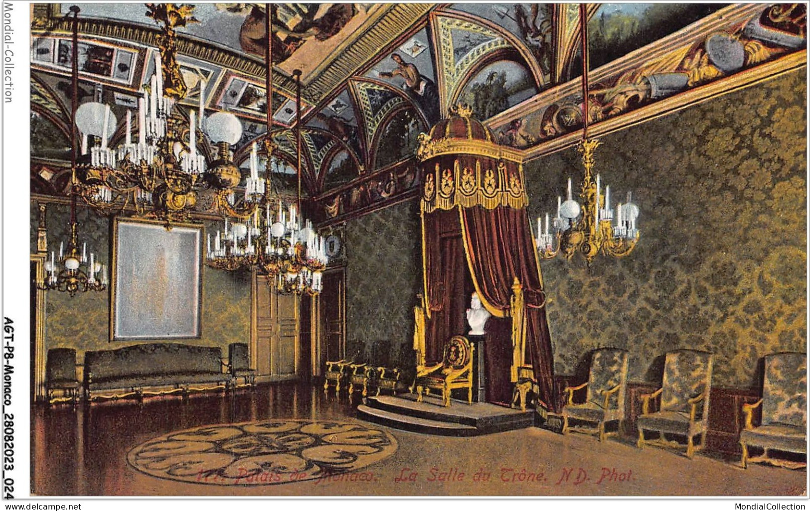 AGTP8-0557-MONACO - Palais De Monaco - La Salle Du Trone  - Palazzo Dei Principi