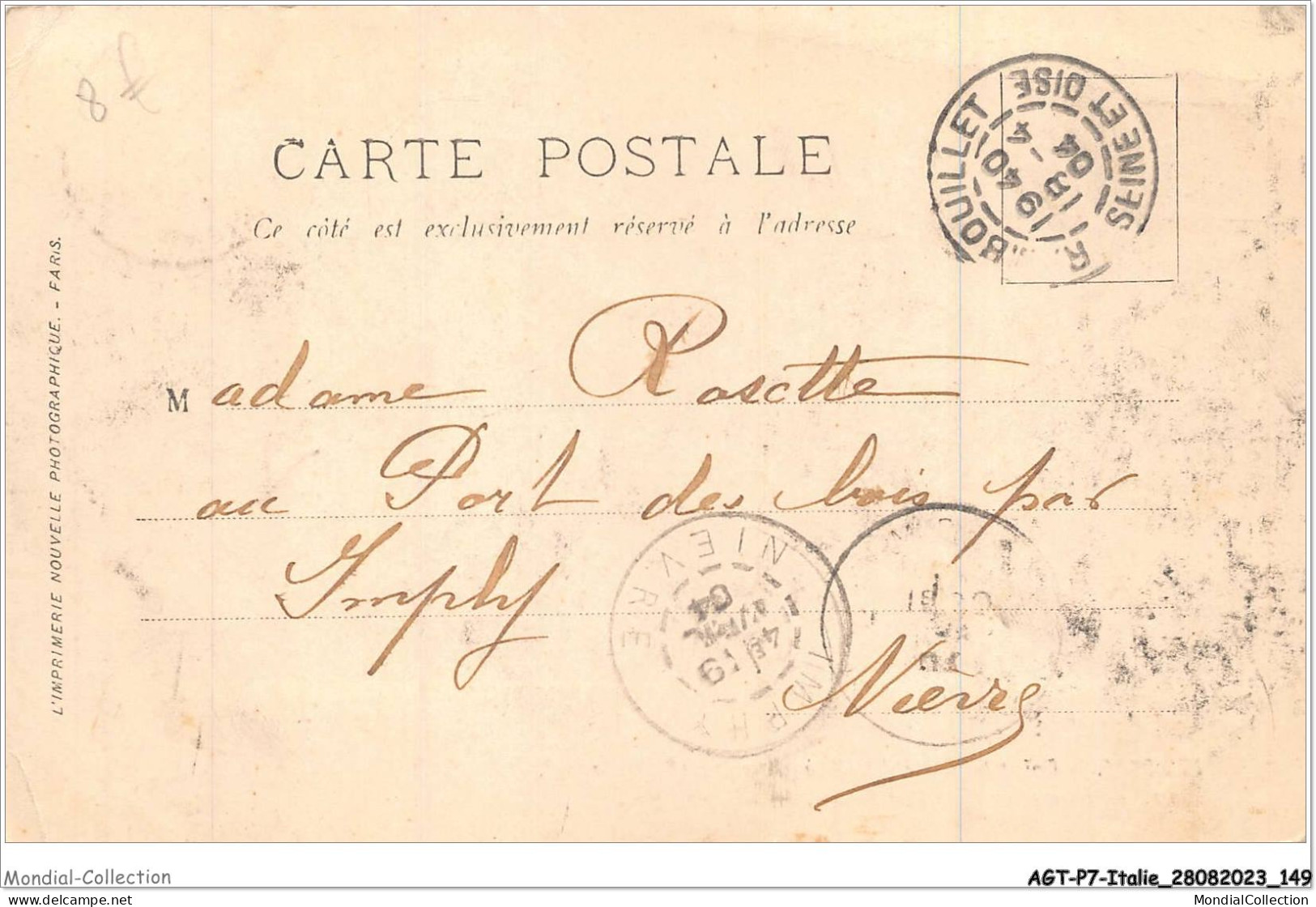 AGTP7-0542-ITALIE - Le Roi Et La Reine D'Italie à Paris RUE ROYALE 1903 - Autres & Non Classés