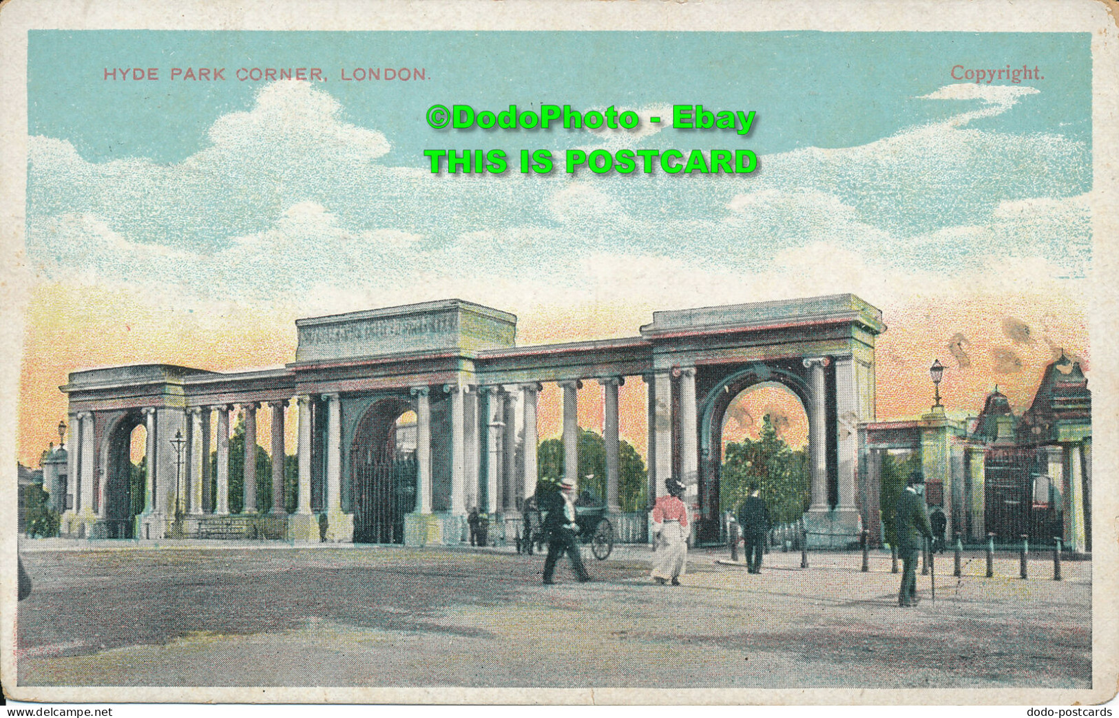 R357764 Hyde Park Corner. London. 1912 - Autres & Non Classés