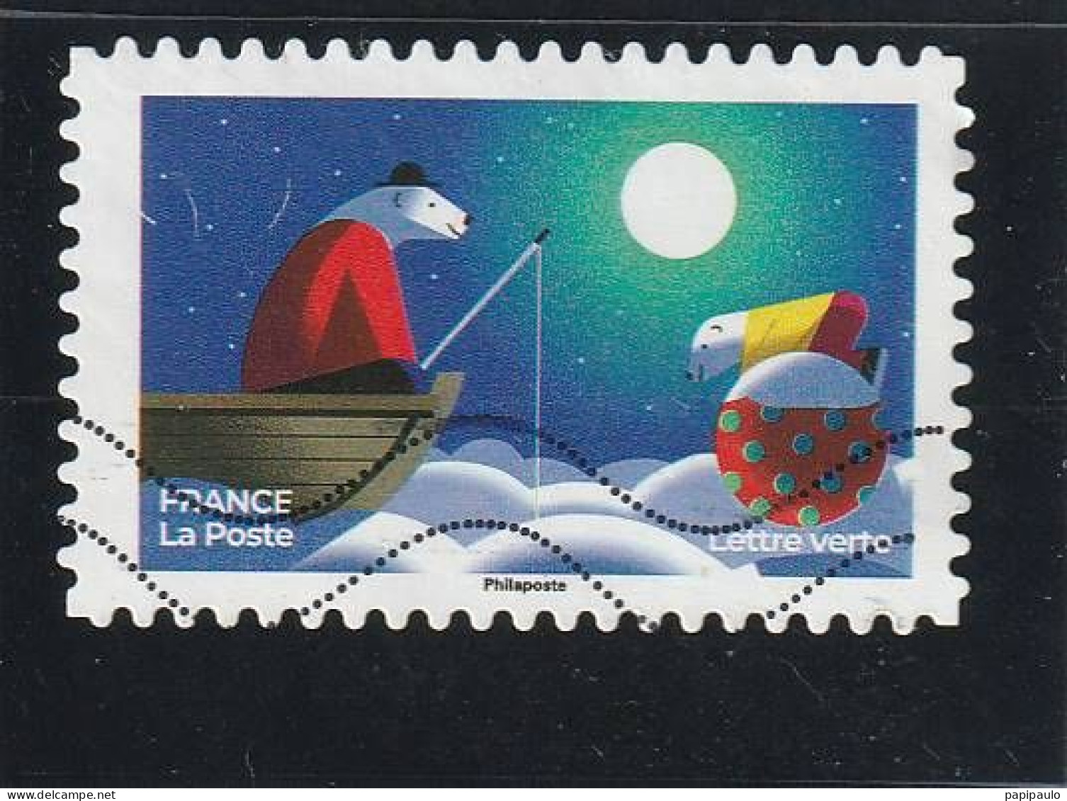 FRANCE 2022 Y&T 2219 Lettre Verte Oblitéré - Used Stamps