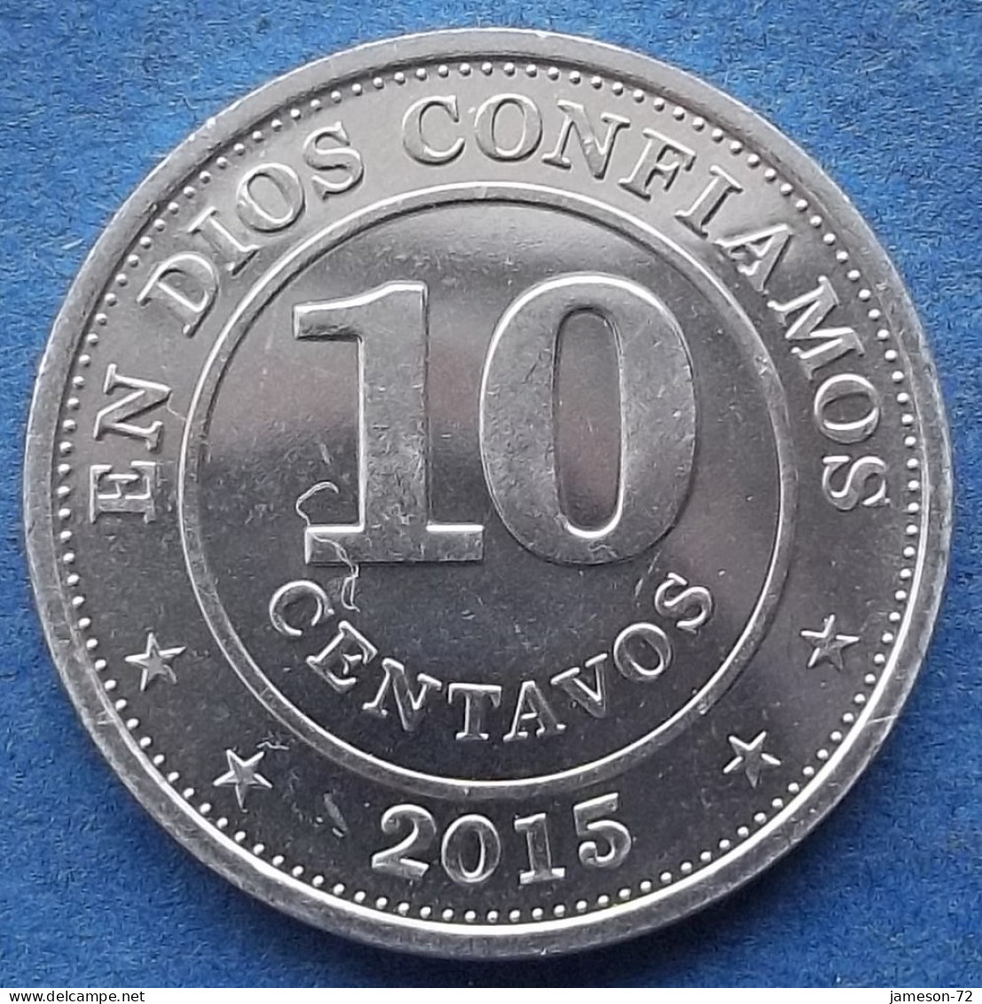 NICARAGUA - 10 Centavos 2015 KM# 105 Monetary Reform (1912) - Edelweiss Coins - Nicaragua