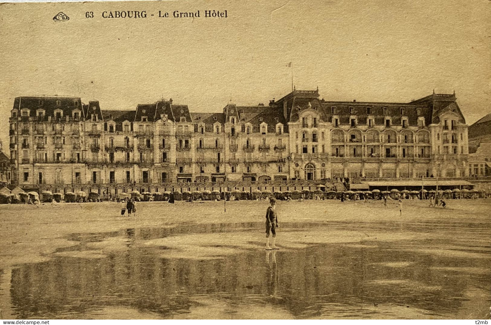 CPA (Calvados) CABOURG, Le Grand Hôtel (n° 63) - Cabourg