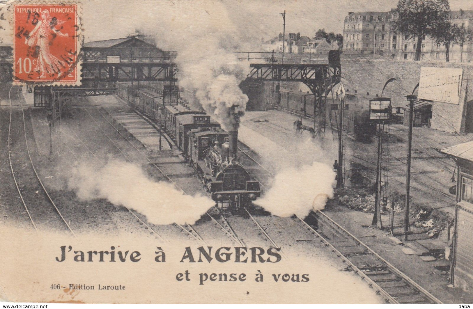 J'arrive à Angers.  Et Pense à Vous - Angers