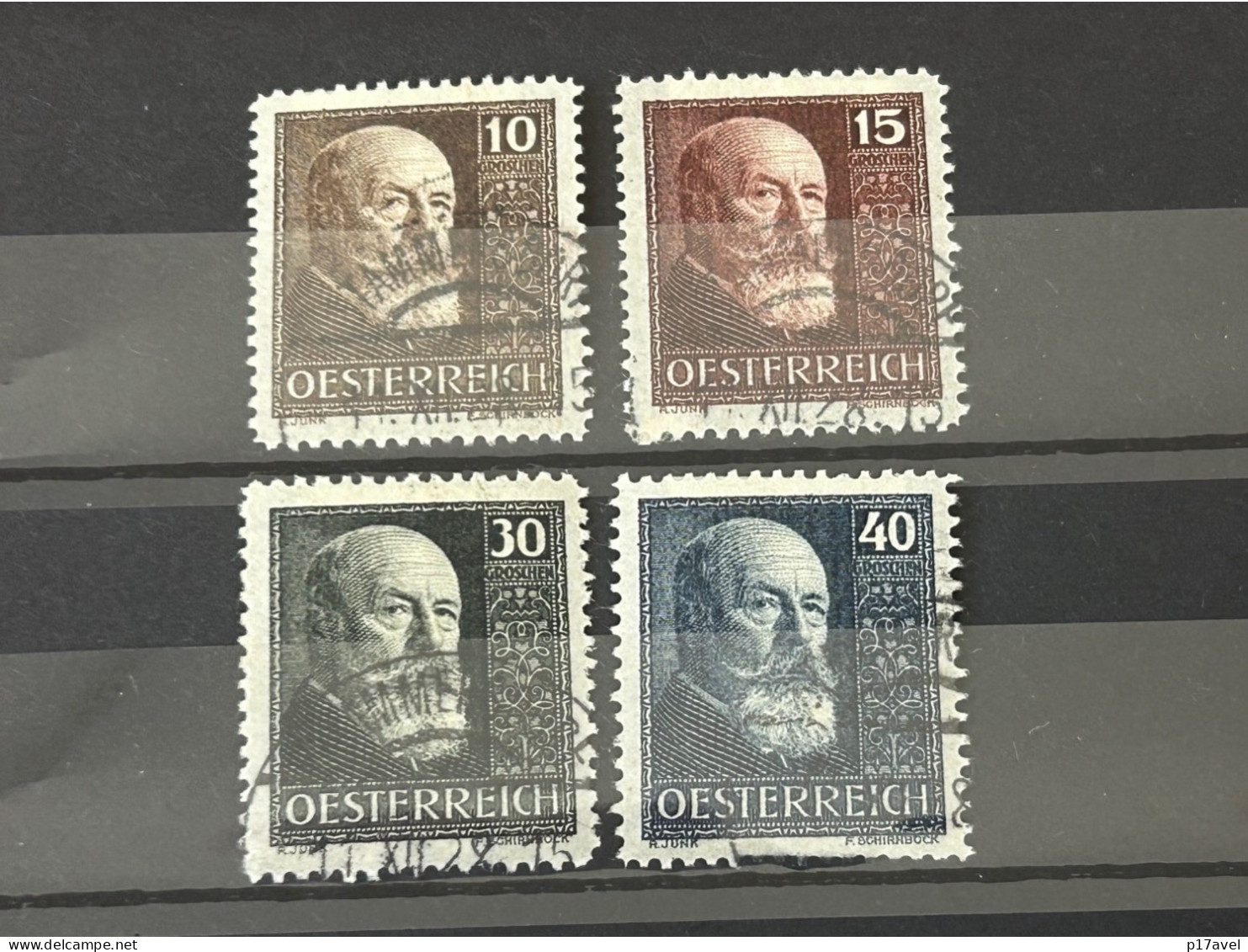 Österreich Hainisch Mi - Nr. 494 - 497 . Gestempelt . - Usati