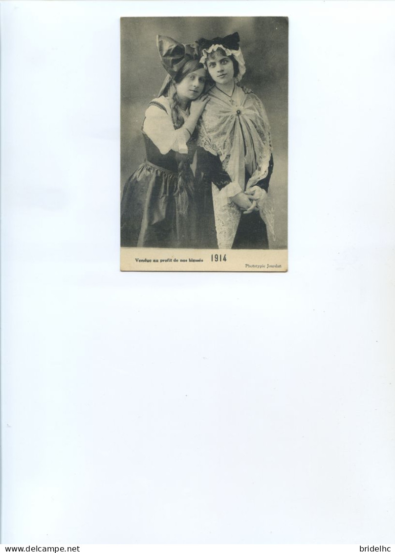 CPA Costumes Folkloriques Alsace Et Lorraine 1914 - Kostums