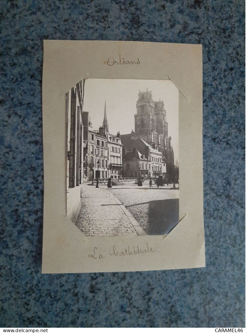 PHOTOGRAPHIE  - ORLEANS  - LA CATHEDRALE - Alte (vor 1900)