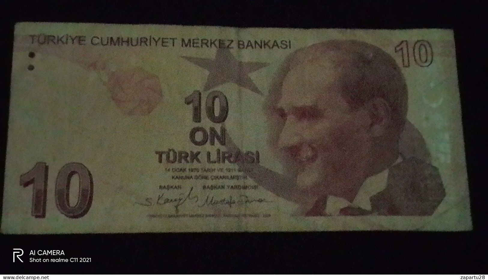 TÜRKİYE - 10 TL - F005       F - Turkey