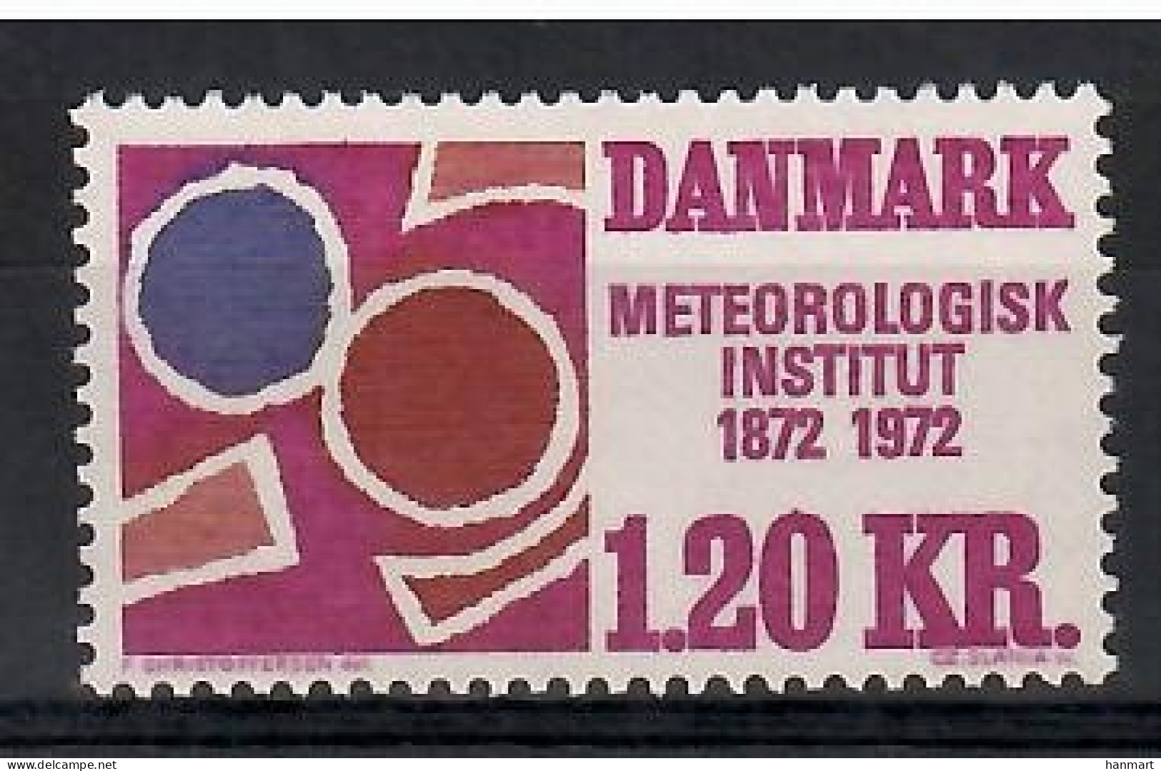 Denmark 1972 Mi 521 MNH  (ZE3 DNM521) - Clima & Meteorología