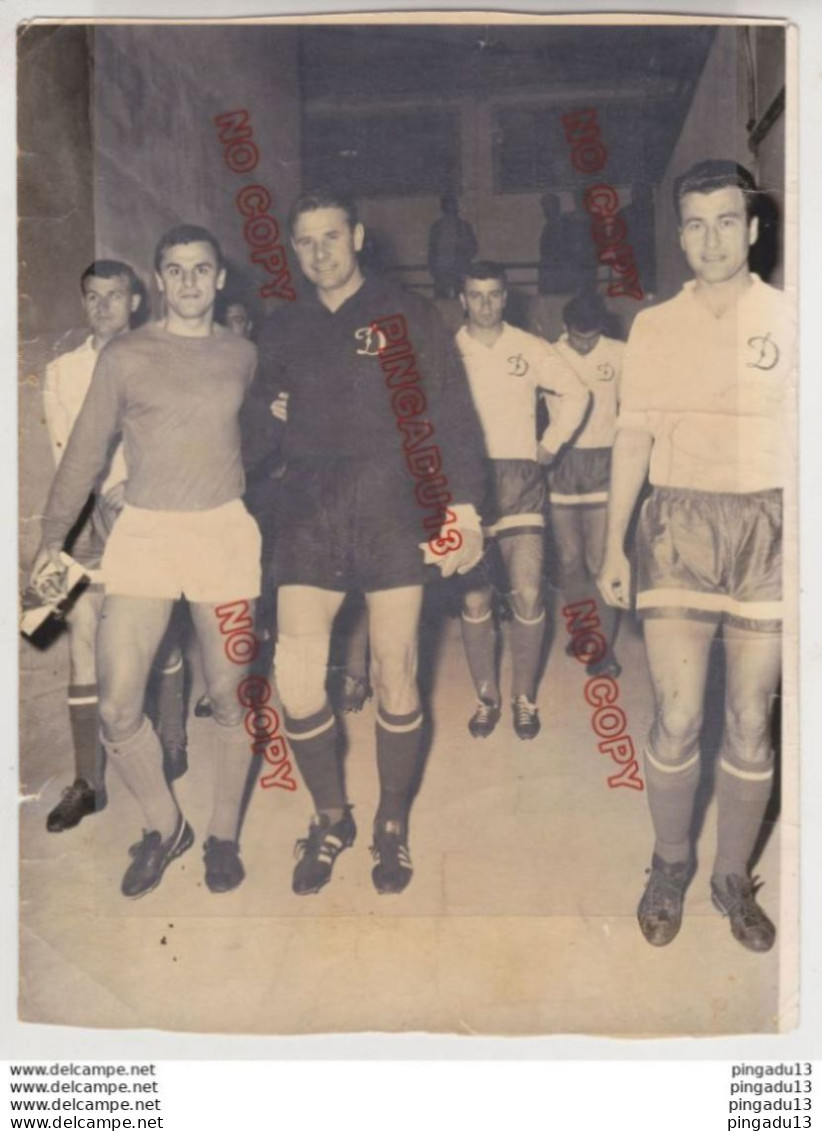 Fixe Football OM Olympique De Marseille Josip Skoblar * Lev Yachine Stade Vélodrome 21 Mars 1967 Dynamo Moscou - Sport
