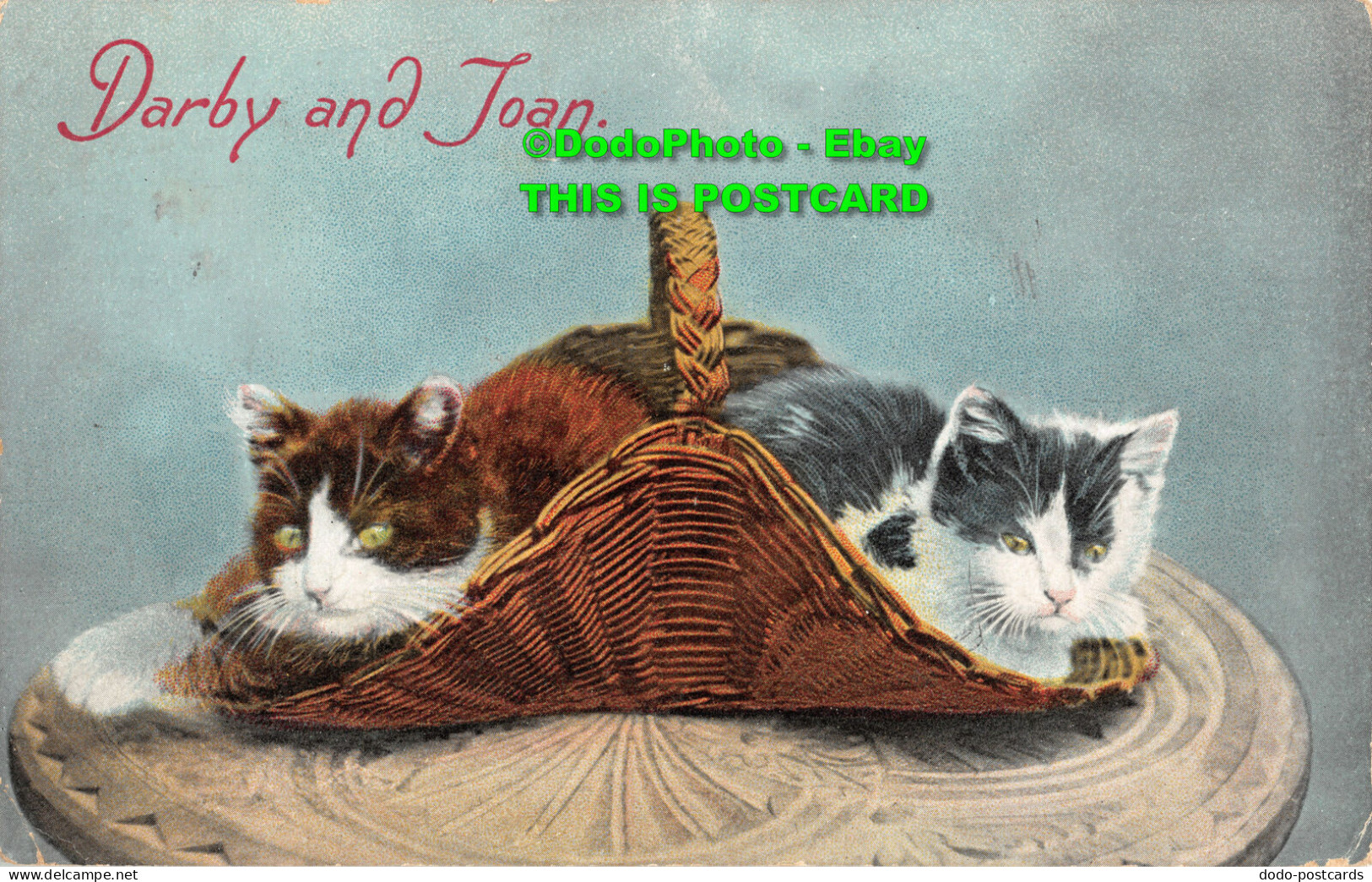 R357833 Darby And Joan. Cats. Series K. 11. Postcard - World