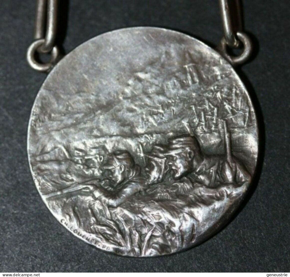 WWI Belle Chatelaine De Montre De Poilu 14/18 Argent 800 "Croix De Lorraine" WW1 - 1914-18