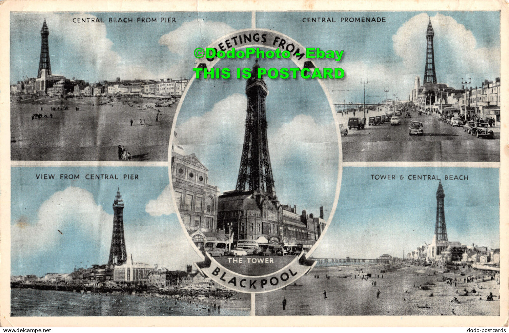 R357849 Greetings From Blackpool. Dennis. 1964. Multi View - Monde