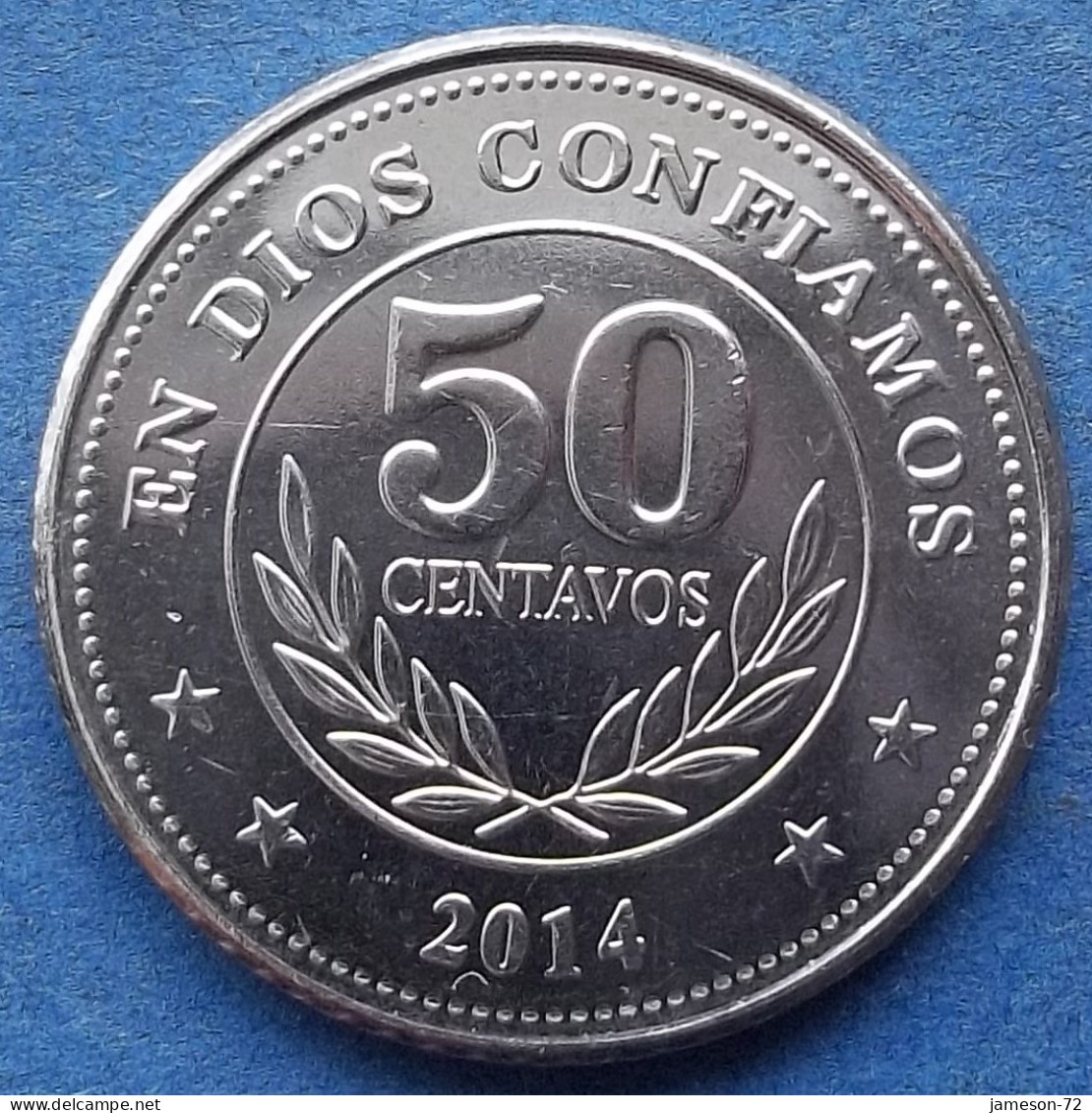NICARAGUA - 50 Centavos 2014 KM# 88b Monetary Reform (1912) - Edelweiss Coins - Nicaragua