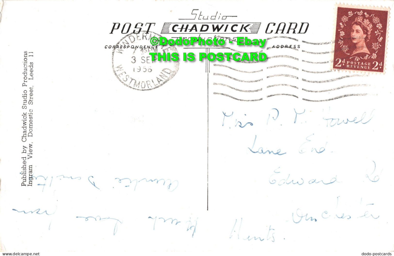 R357853 LC. 118. Tarn Hows. CSP. Chadwick Studio. Ingram View. 1956 - Monde