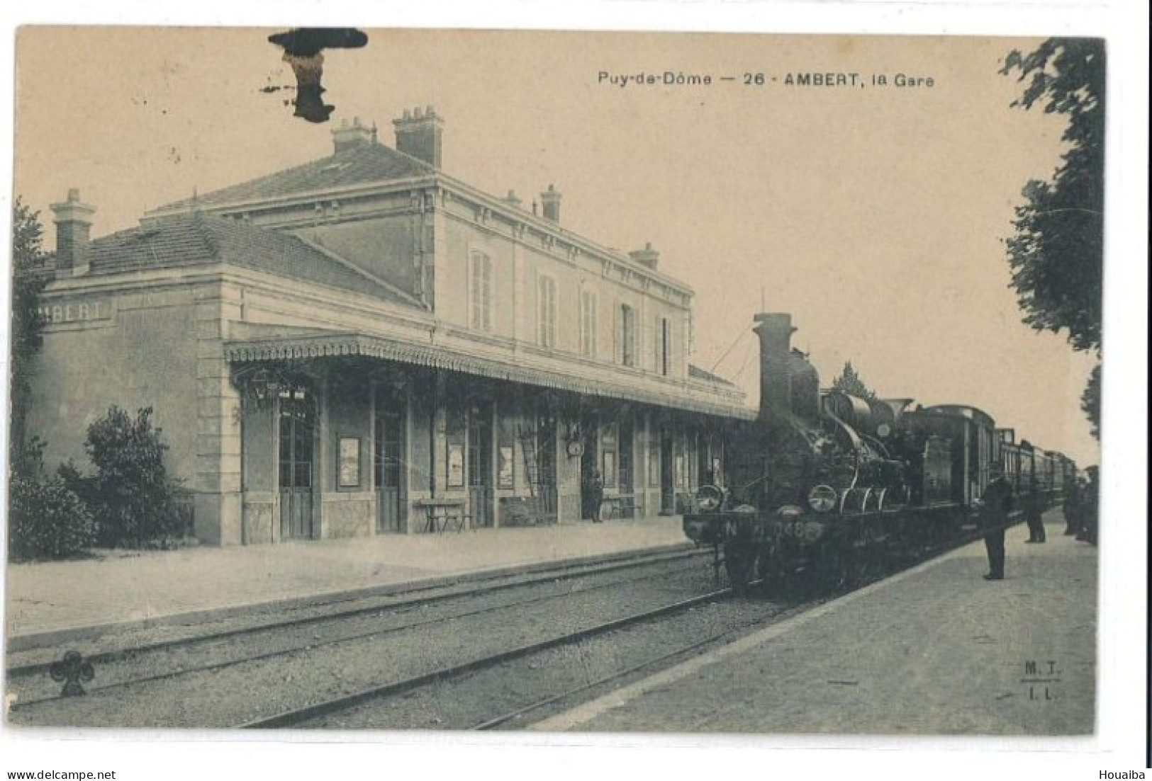 CPA - La Gare - Ambert (63) - Ambert