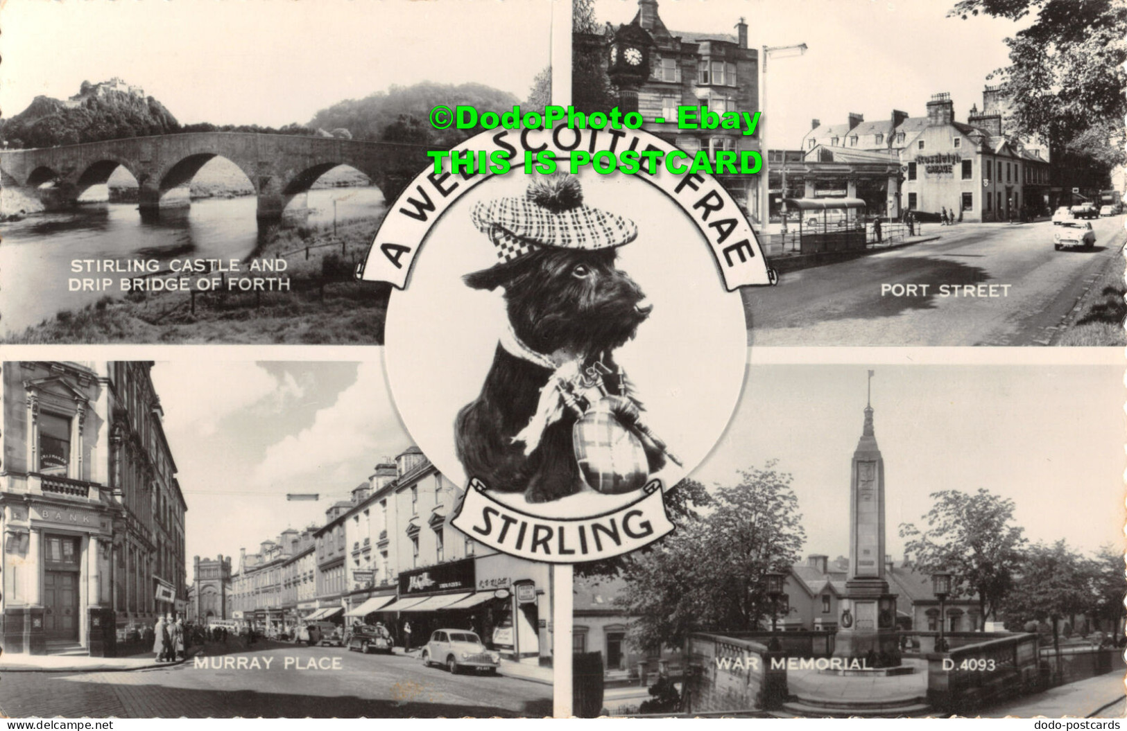 R357861 A Wee Scottie Frae Stirling. D.4093. Valentines. RP. 1964. Multi View - Monde