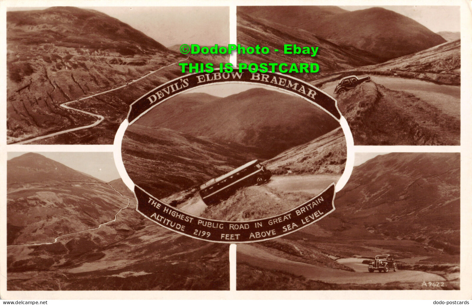 R357862 Devils Elbow Braemar. The Highest Public Road In Great Britain. A. 9622. - Monde